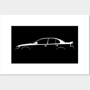 Holden Commodore SS (VY) Silhouette Posters and Art